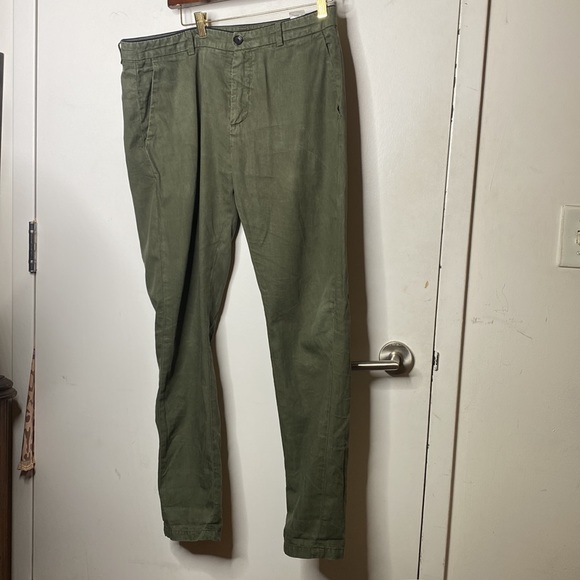 Department five men's Milatary Green chino trousers - Picture 2 of 5